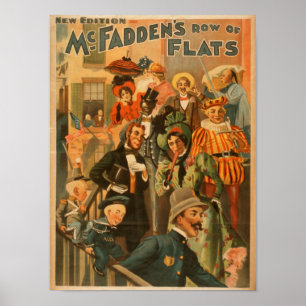 Póster A fileira de McFadden do teatro da edição nova d