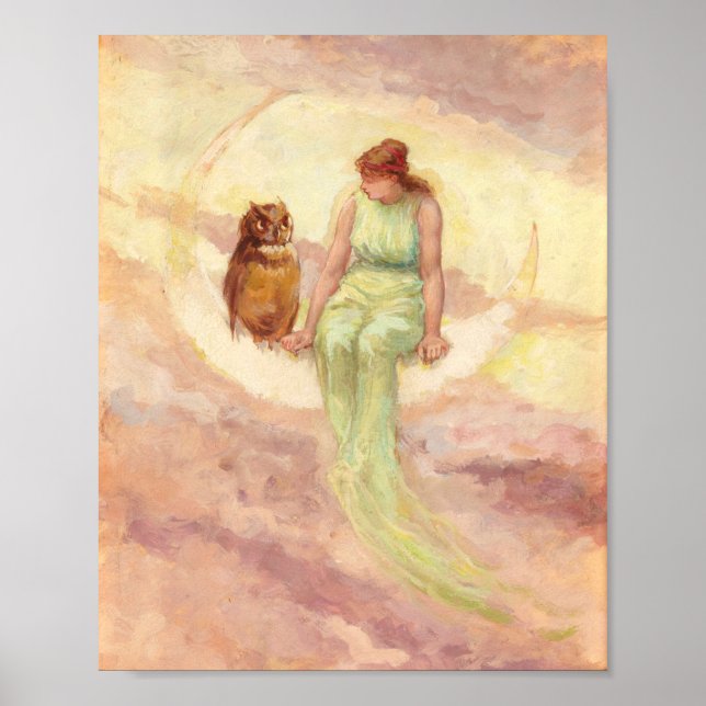 Poster A Filha da Bruxa por Frederick Stuart Church (Frente)