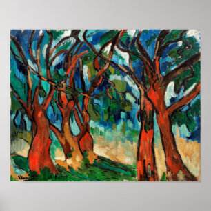 Poster A Floresta Maurice de Vlaminck