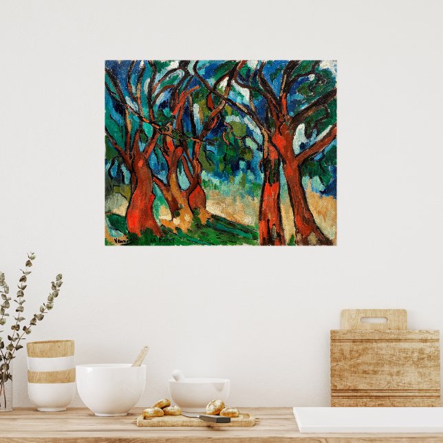 Poster A Floresta | Maurice de Vlaminck | (Cozinha)