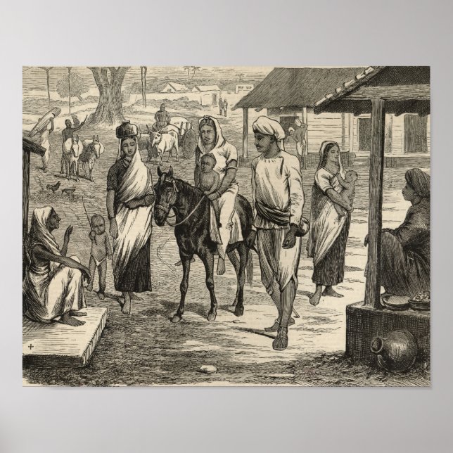 Póster A Fome Indiana (Frente)