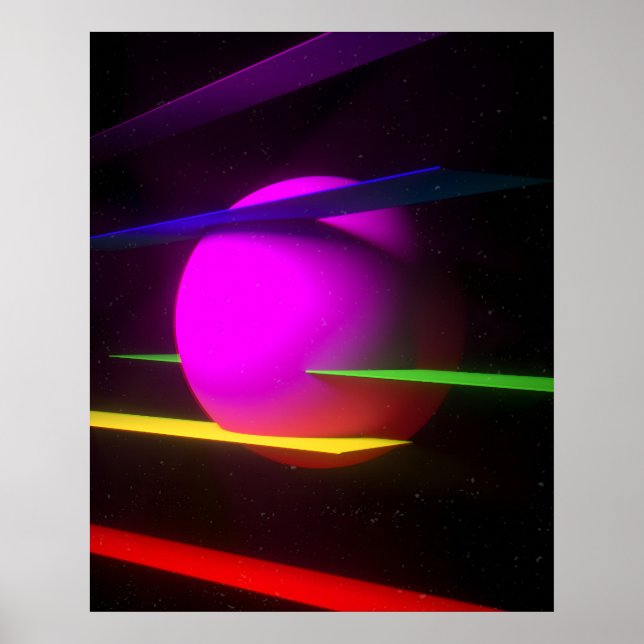 Poster A Fonte das Cores (Frente)