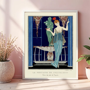 Poster A fonte do Shell por George Barbier