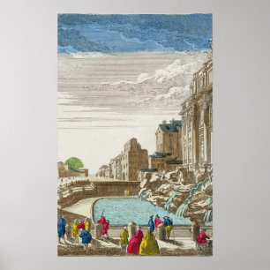Póster A fonte do Trevi, Roma