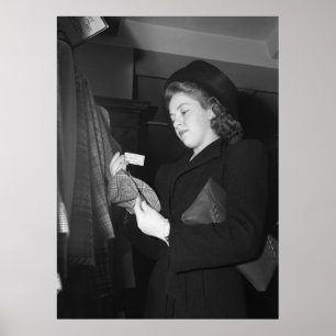 Poster A forma das mulheres, os anos 40