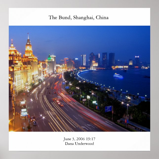Poster A Fotografia Bund (Frente)