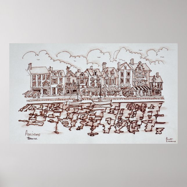 Póster A Frente Marítima, Amiens | Somme, França (Frente)