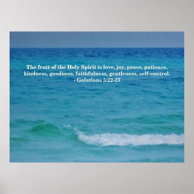 POSTER A FRUTA DO ESPÍRITO (Frente)