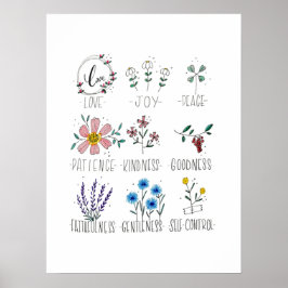 Poster A Fruta do Espírito Galáctico 5:22-23