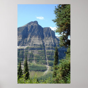 Póster a fuga de Highline - parque nacional Montana de