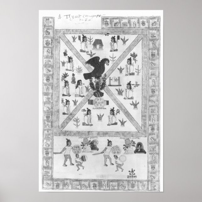 Póster A Fundação de Tenochtitlan (Frente)