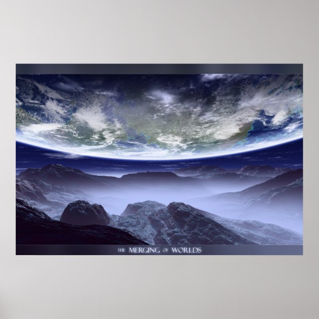 Poster A Fusão De Mundos (Frente)