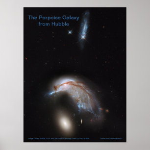 Póster A galáxia da toninha de Hubble (NGC 2936) - poste