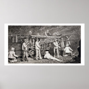Póster A galeria avançada no lado francês da