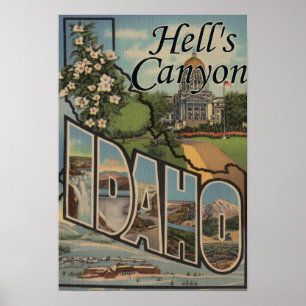 Poster A garganta do inferno, Idaho - grandes cenas da