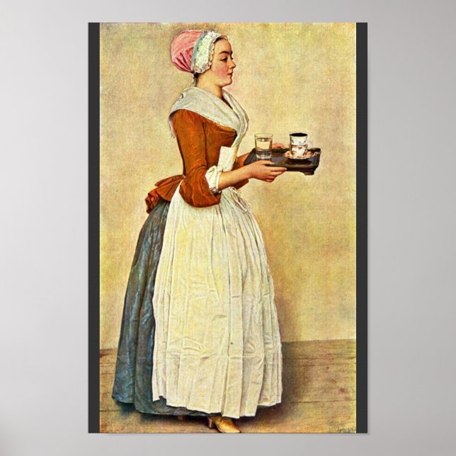 Póster A Garota De Chocolate (Miss Baldauf), De Liotard J (Frente)