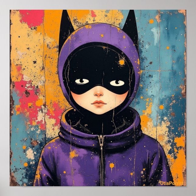 POSTER A GAROTA DE ROXO (Frente)