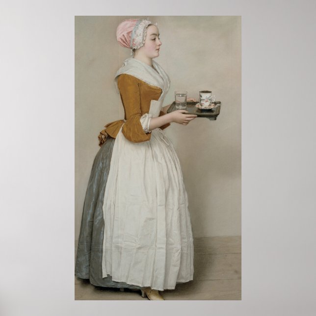 Poster A Garota do Chocolate (Frente)