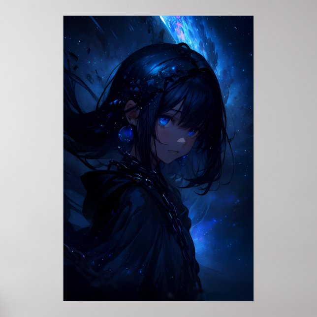 Poster A garota no mistério cósmico (Frente)