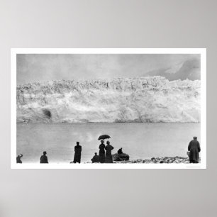 Póster A geleira Alaska 1908 da criança