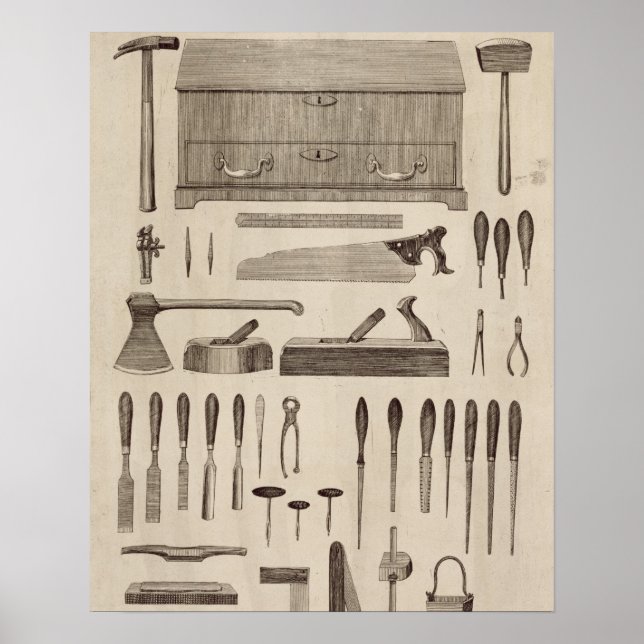 Póster A Gentleman's Tool Chest, do catálogo da Cu (Frente)