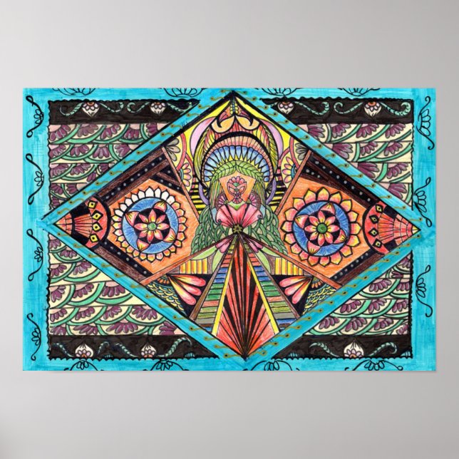 Póster A geometria divina! (Frente)