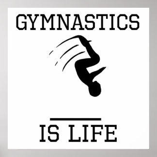 Poster A ginástica é a vida