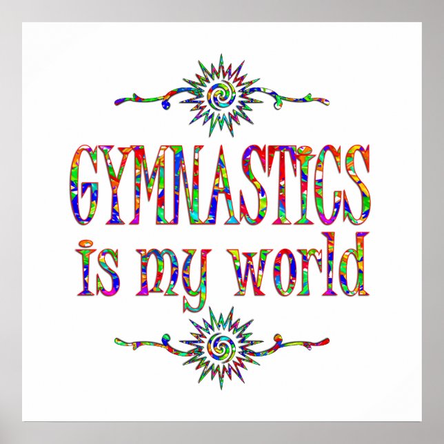 Poster A ginástica é Meu Mundo (Frente)