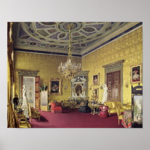 Póster A grande ágata Salão no palácio de Catherine