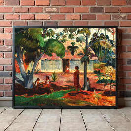 Poster A grande árvore (1891) de Paul Gauguin