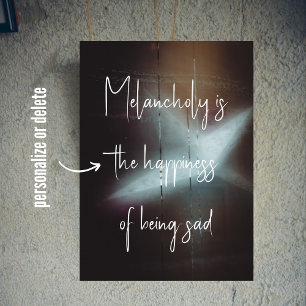 Poster A Grande Estrela de Natal da Noite de Inverno Mood