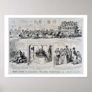 Póster A grande exposição de Mayhew de 1851: