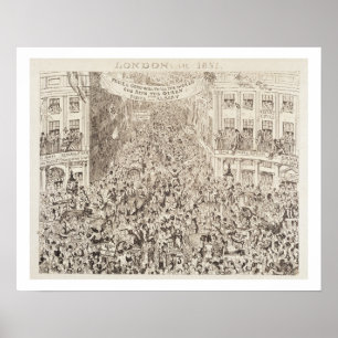Póster A grande exposição de Mayhew de 1851: Londres em