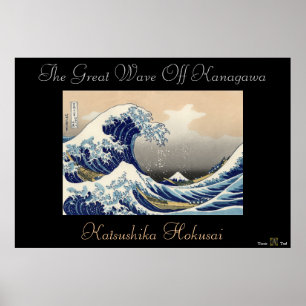 PÓSTER A GRANDE ONDA FORA DE KANAGAWA