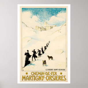 Poster A Grande Passagem de São Bernardo Chemin-de-Fer