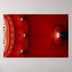 Póster A gravidade jorra Fractal