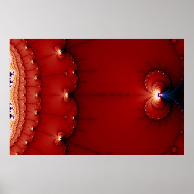 Póster A Gravidade Wells Fractal (Frente)