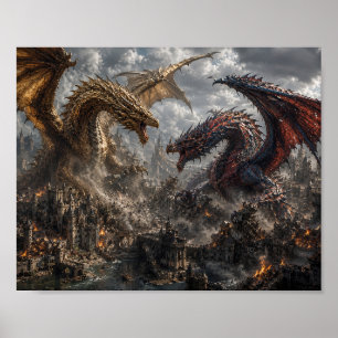 Poster A Guerra Acima do Reino