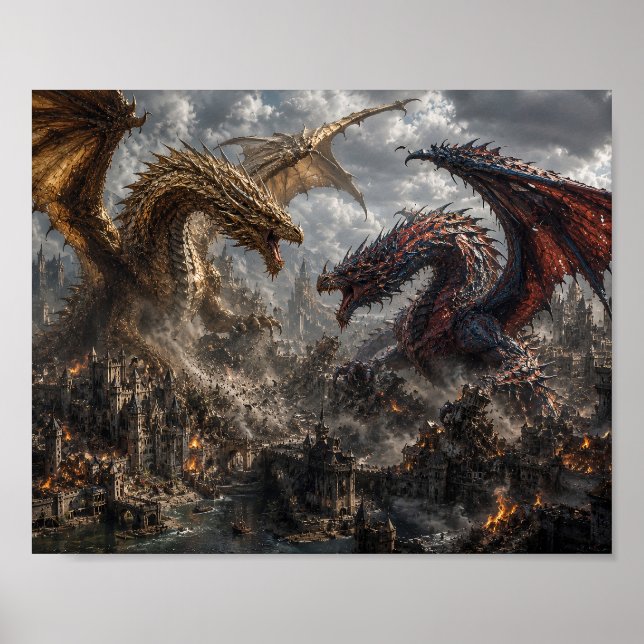 Poster A Guerra Acima do Reino (Frente)