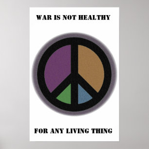 Póster A guerra não é saudável…