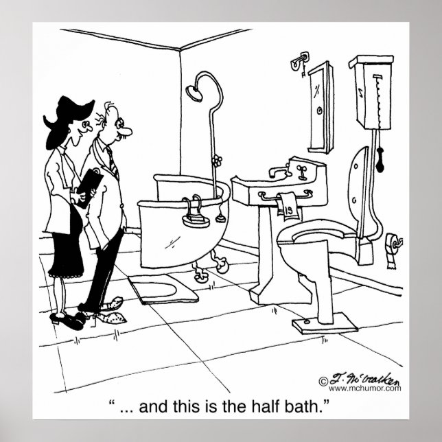 Póster A Half Bath (Frente)