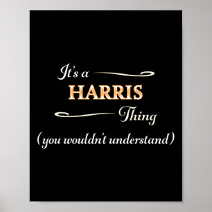 Poster A Harris Thing Kamala Harris 2024 Anti-Tr