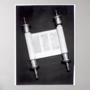 Poster A Hebrew Scroll