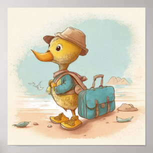 Poster A História da Arte Infantil do Curioso Patinho