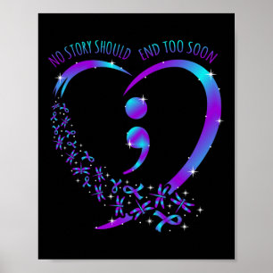 Poster A história deve acabar com o apoio à conscientizaç