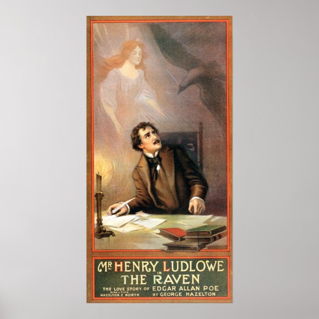 Poster A História do Amor de Edgar Allan Poe (Frente)