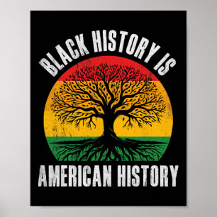 Poster A História Negra É a História Americana Bhm Raiz A