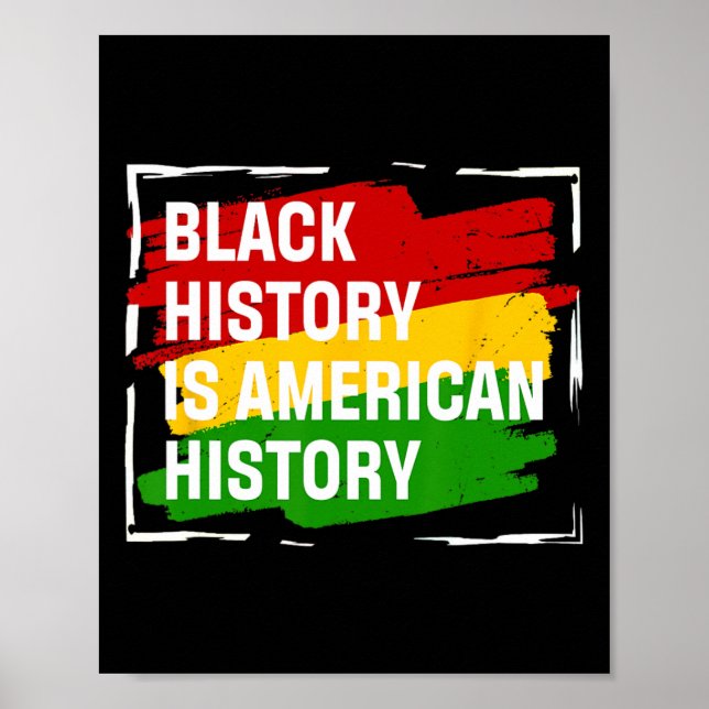 Poster A História Negra É Presente Do Mês Do Orgulho Da H (Frente)