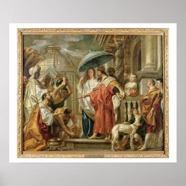 Poster A Homenagem de Caliph Harun Al-Rashid a Charlemagn (Frente)