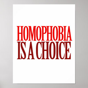 POSTER A HOMOFOBIA É UMA ESCOLHA